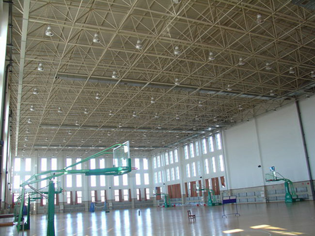青島籃球館網架案例